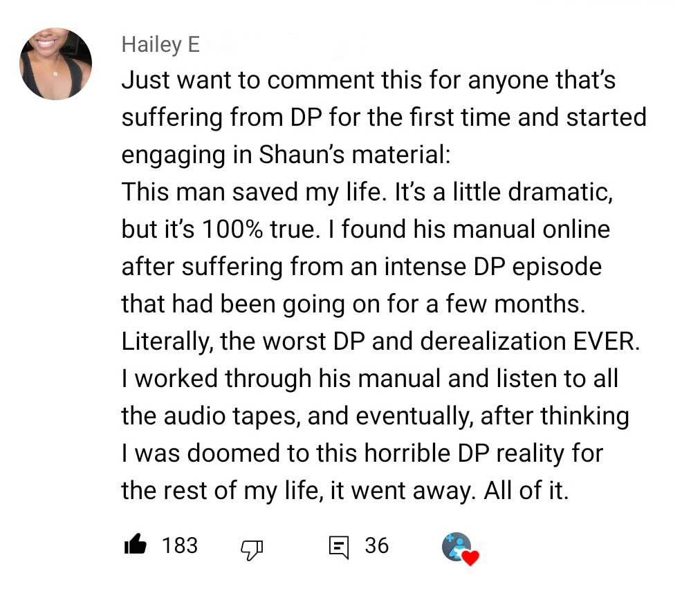 The Depersonalization Manual