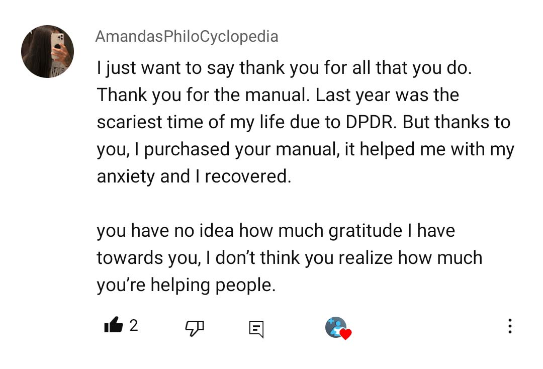 The Depersonalization Manual