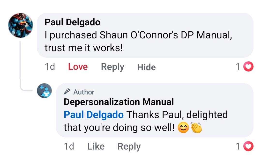 The Depersonalization Manual